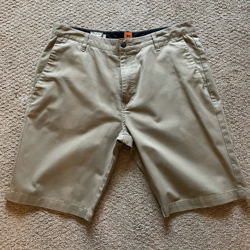 Volcom Tan Khaki Shorts - Waist 36